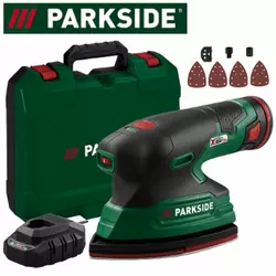 Стартовий набір акумуляторної шліфувальної машини Parkside PAMS 12A1 12V з акумулятором 2Ah та зарядним пристроєм Стартовий набір акумуляторної шліфувальної машини Parkside PAMS 12A1 12V з акумулятором 2Ah та зарядним пристроєм