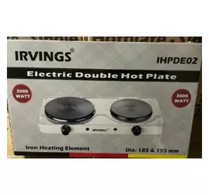 Плита електрична Irvings IHPDE02 Плита електрична Irvings IHPDE02