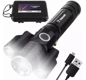 Фонар тактичний Trizand Searchlight T6 2 LED ZOOM, 600 mAh Фонар тактичний Trizand Searchlight T6 2 LED ZOOM, 600 mAh