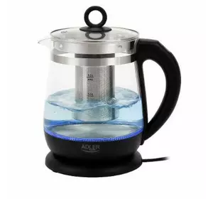 Чайник с регулятором температури Adler AD 1299 black Чайник с регулятором температури Adler AD 1299 black